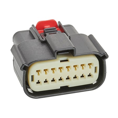 Molex Automotive Connectors Mx150 Assy 1.5 Rcpt 2X8 Ltgy B/16 334721602